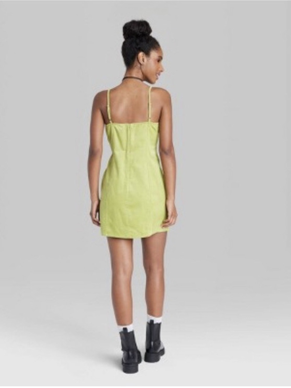 wild fable Lime Green Mini Slip Dress - Picture 8 of 8